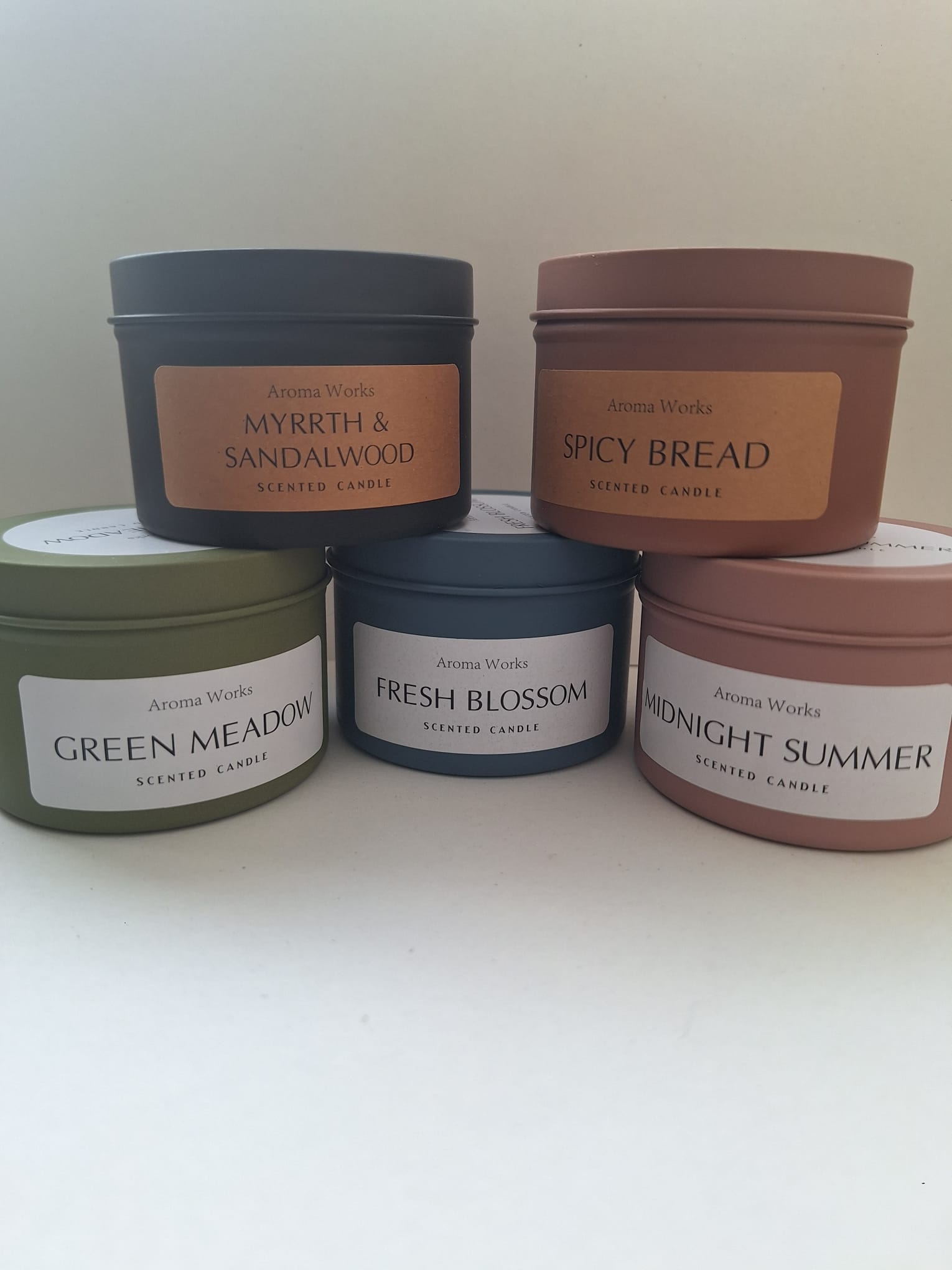 Selfcare Duftwelten – 5 Duftkerzen im Set (einheitlich)